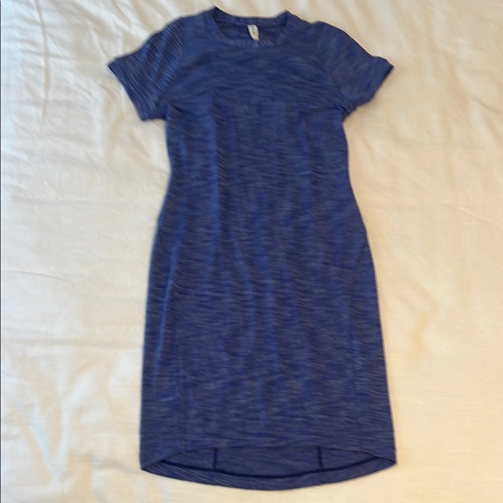 Lululemon Athletica Heathered Blue Dress